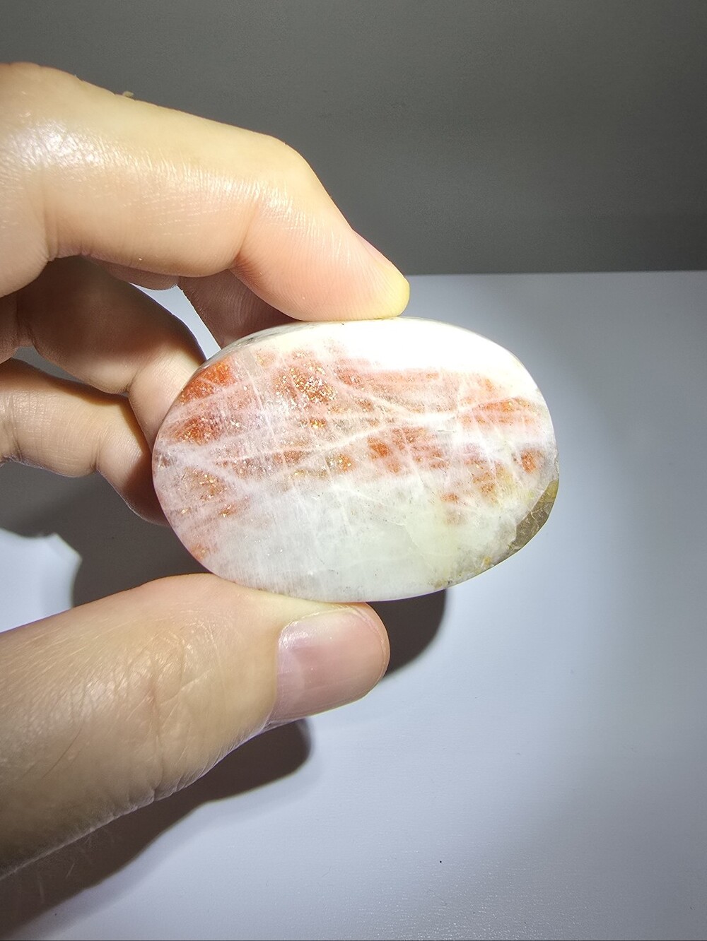 Sunstone Crystal Palmstone #B